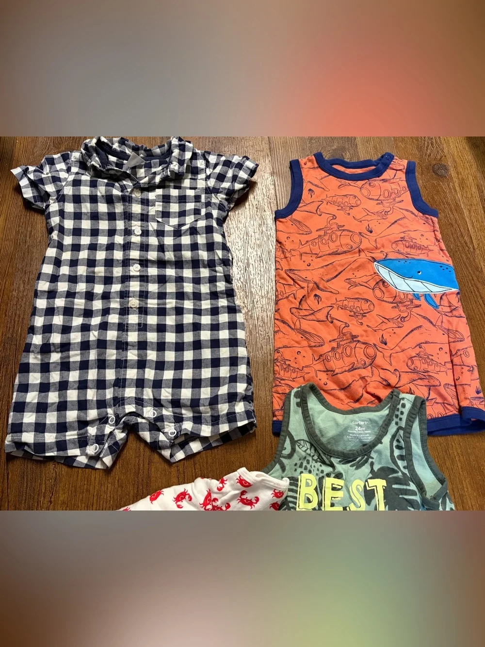 Four Rompers
